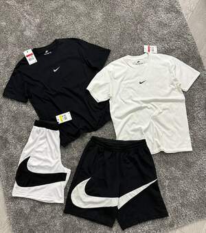 Комплект  Футболка Nike centre logo  ШортИ Big swoosh